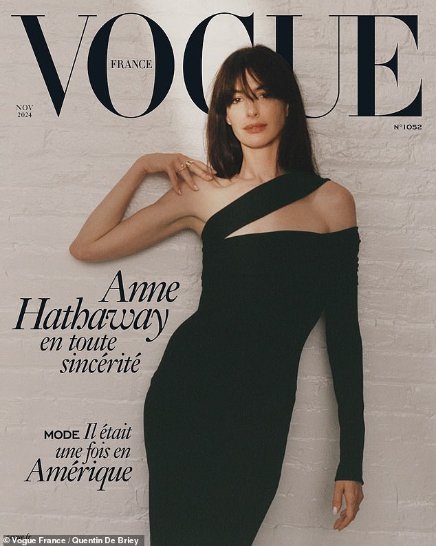 Anne Hathaway, 41, discutiu sobre abraçar seu lado 'femme fatale' em uma nova e glamorosa reportagem de capa da Vogue França